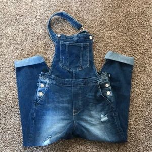 Distressed overalls size 4 (H&M)
